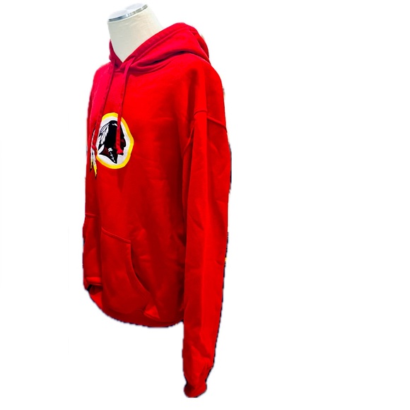 NFL Washington Redskins Burgundy Embroidered Emblem Hooded Sweatshirt, 2XL - Picture 4 of 8